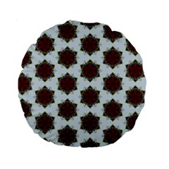 Cute Pretty Elegant Pattern 15  Premium Round Cushion 