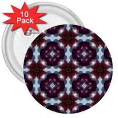 Cute Pretty Elegant Pattern 3  Button (10 Pack)