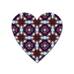 Cute Pretty Elegant Pattern Magnet (heart) by GardenOfOphir