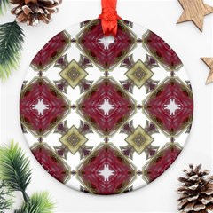 Cute Pretty Elegant Pattern Round Ornament