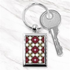 Cute Pretty Elegant Pattern Key Chain (rectangle)