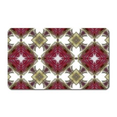 Cute Pretty Elegant Pattern Magnet (rectangular) by GardenOfOphir