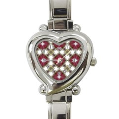 Cute Pretty Elegant Pattern Heart Italian Charm Watch 