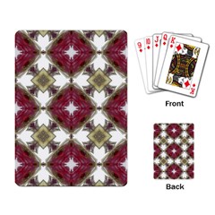 Cute Pretty Elegant Pattern Playing Cards Single Design