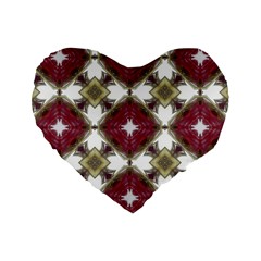 Cute Pretty Elegant Pattern 16  Premium Flano Heart Shape Cushion 