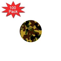 Camo Pattern  1  Mini Button (100 Pack) by Colorfulart23