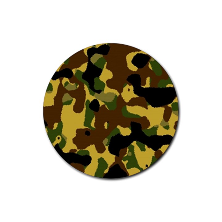 Camo Pattern  Drink Coasters 4 Pack (Round)