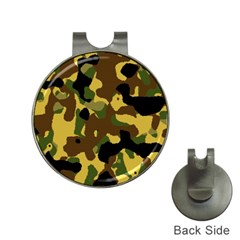 Camo Pattern  Hat Clip With Golf Ball Marker