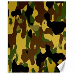 Camo Pattern  Canvas 11  X 14  (unframed)