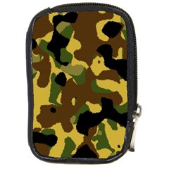 Camo Pattern  Compact Camera Leather Case