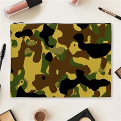 Camo Pattern  Cosmetic Bag (xl)