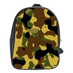 Camo Pattern  School Bag (XL) Front