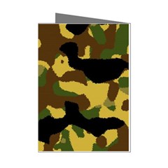 Camo Pattern  Mini Greeting Card (8 Pack) by Colorfulart23