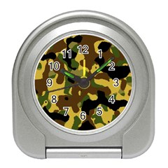 Camo Pattern  Desk Alarm Clock by Colorfulart23