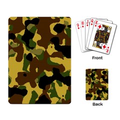 Camo Pattern  Playing Cards Single Design