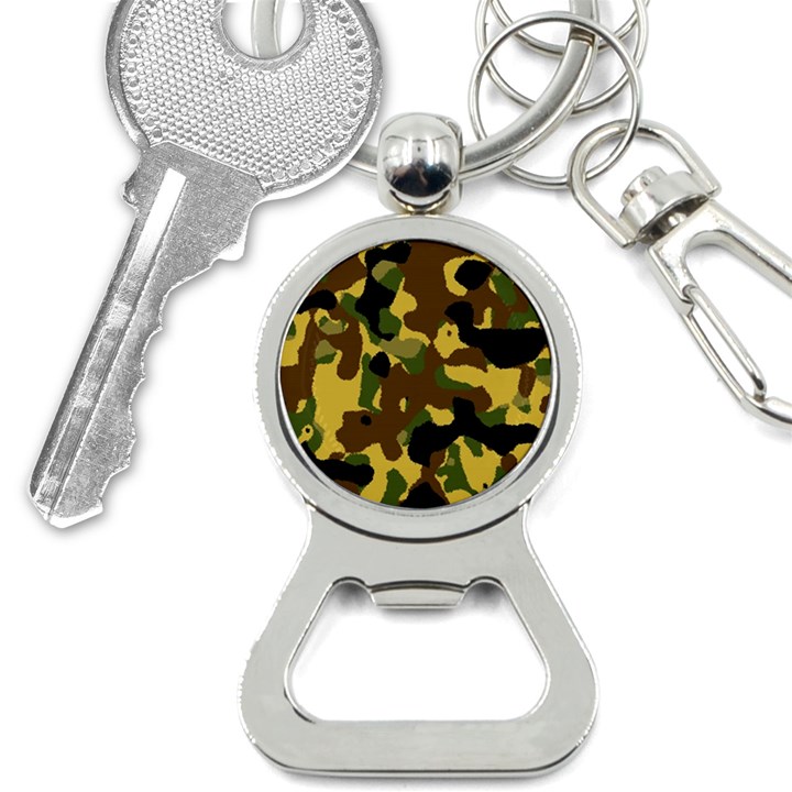 Camo Pattern  Bottle Opener Key Chain