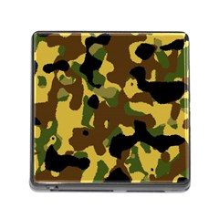 Camo Pattern  Memory Card Reader With Storage (square)