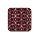 Cute Pretty Elegant Pattern Drink Coasters 4 Pack (Square) Front