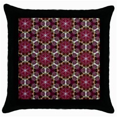 Cute Pretty Elegant Pattern Black Throw Pillow Case