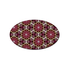 Cute Pretty Elegant Pattern Sticker (oval)