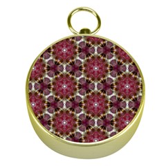 Cute Pretty Elegant Pattern Gold Compass