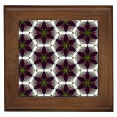 Cute Pretty Elegant Pattern Framed Ceramic Tile