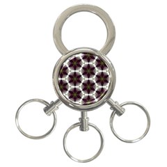 Cute Pretty Elegant Pattern 3-ring Key Chain