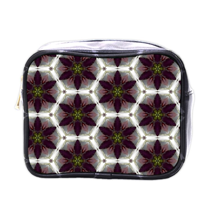 Cute Pretty Elegant Pattern Mini Travel Toiletry Bag (One Side)