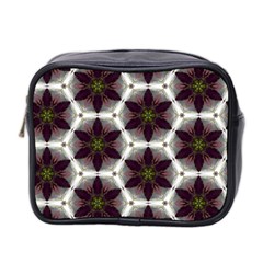 Cute Pretty Elegant Pattern Mini Travel Toiletry Bag (two Sides)