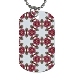 Cute Pretty Elegant Pattern Dog Tag (two-sided)  by GardenOfOphir