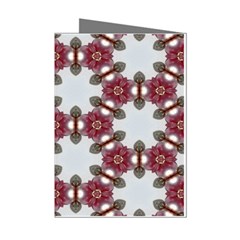 Cute Pretty Elegant Pattern Mini Greeting Card (8 Pack) by GardenOfOphir