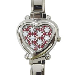 Cute Pretty Elegant Pattern Heart Italian Charm Watch 