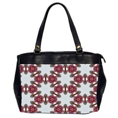 Cute Pretty Elegant Pattern Oversize Office Handbag (two Sides)