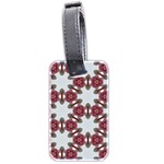 Cute Pretty Elegant Pattern Luggage Tag (Two Sides) Front