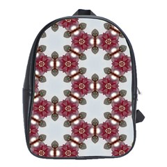 Cute Pretty Elegant Pattern School Bag (xl)