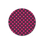 Cute Pretty Elegant Pattern Drink Coaster (Round) Front