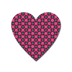 Cute Pretty Elegant Pattern Magnet (heart) by GardenOfOphir