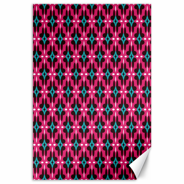 Cute Pretty Elegant Pattern Canvas 24  x 36  (Unframed)