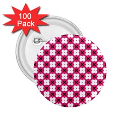 Cute Pretty Elegant Pattern 2 25  Button (100 Pack)