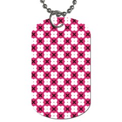 Cute Pretty Elegant Pattern Dog Tag (two-sided) 