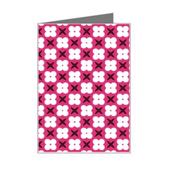 Cute Pretty Elegant Pattern Mini Greeting Card by GardenOfOphir