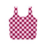 Cute Pretty Elegant Pattern Reusable Bag (S) Back