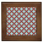 Cute Pretty Elegant Pattern Framed Ceramic Tile Front