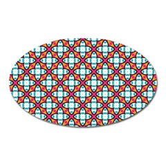 Cute Pretty Elegant Pattern Magnet (oval)