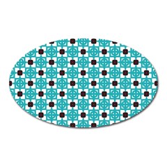 Cute Pretty Elegant Pattern Magnet (oval)