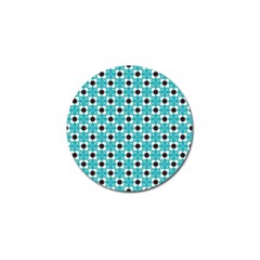 Cute Pretty Elegant Pattern Golf Ball Marker 4 Pack