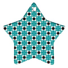 Cute Pretty Elegant Pattern Star Ornament (two Sides) by GardenOfOphir