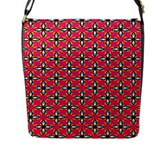 Cute Pretty Elegant Pattern Flap Closure Messenger Bag (large)