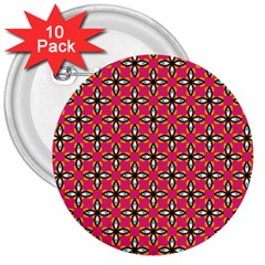 Cute Pretty Elegant Pattern 3  Button (10 Pack)