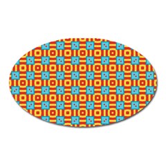 Cute Pretty Elegant Pattern Magnet (oval)